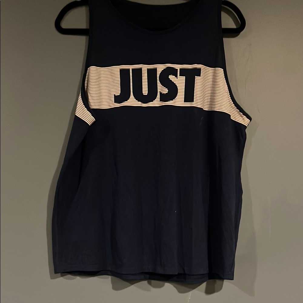 Women's Navy Nike Tank Top